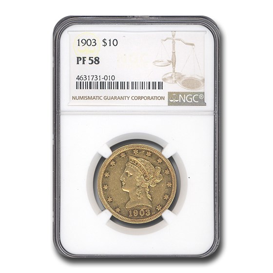 1903 $10 Liberty Gold Eagle PF-58 NGC 1903 $10 Liberty Gold Eagle PF-58 NGC